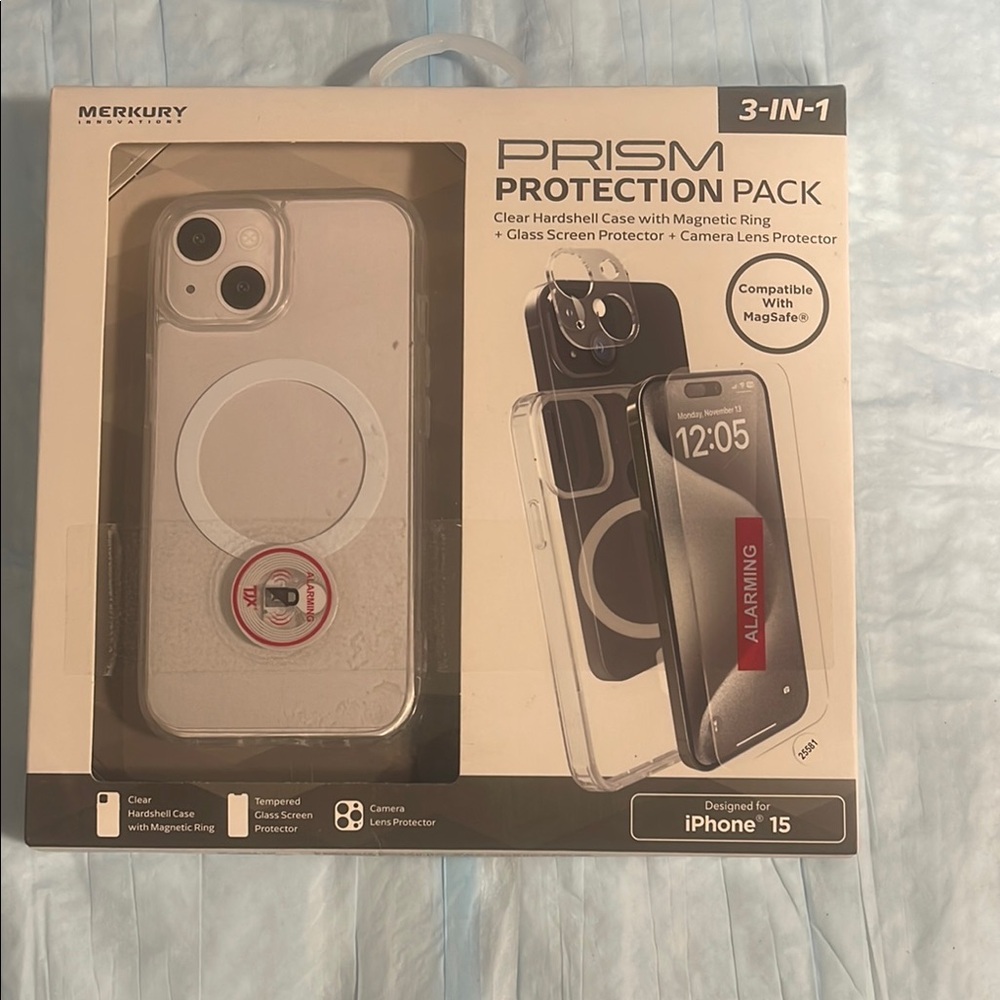 Prism Protection Pack for iPhone 15 - Clear